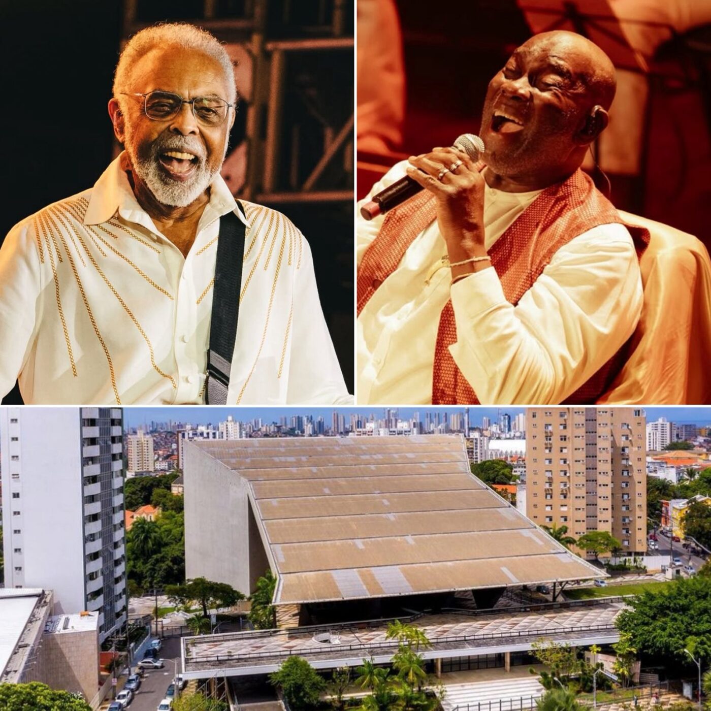 TCA reabre em julho com shows de Gilberto Gil e Lazzo Matumbi