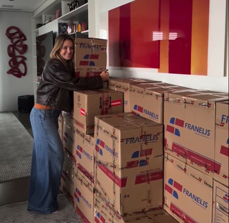 Ticiane Pinheiro organiza mudança para o Rio de Janeiro: ‘Misto de emoções’