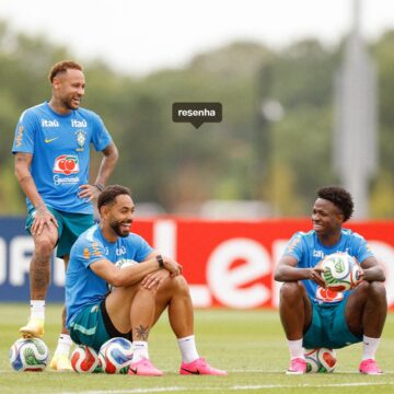 Brasil faz primeiro treino para encarar Japão na Copa do Mundo