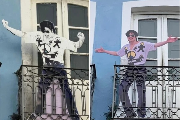 Pelourinho ganha novo totem em homenagem a Michael Jackson