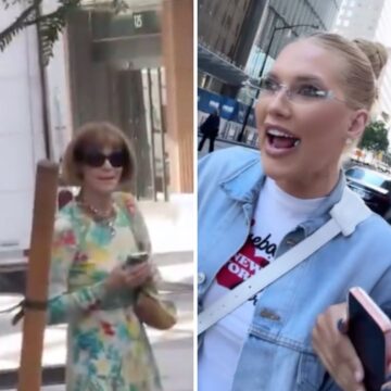 Virginia fica chocada após encontrar Anna Wintour pelas ruas de Nova York; veja vídeo