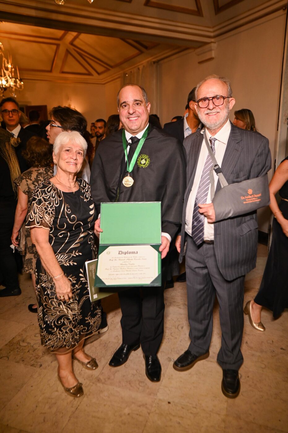 Telma Dorea, Manoel Sarno e José Fidelis Augusto Sarno