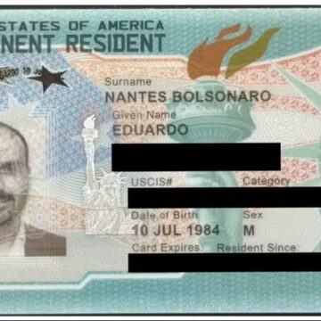 Eduardo Bolsonaro obtém Green Card e poderá morar e trabalhar nos EUA por tempo indeterminado