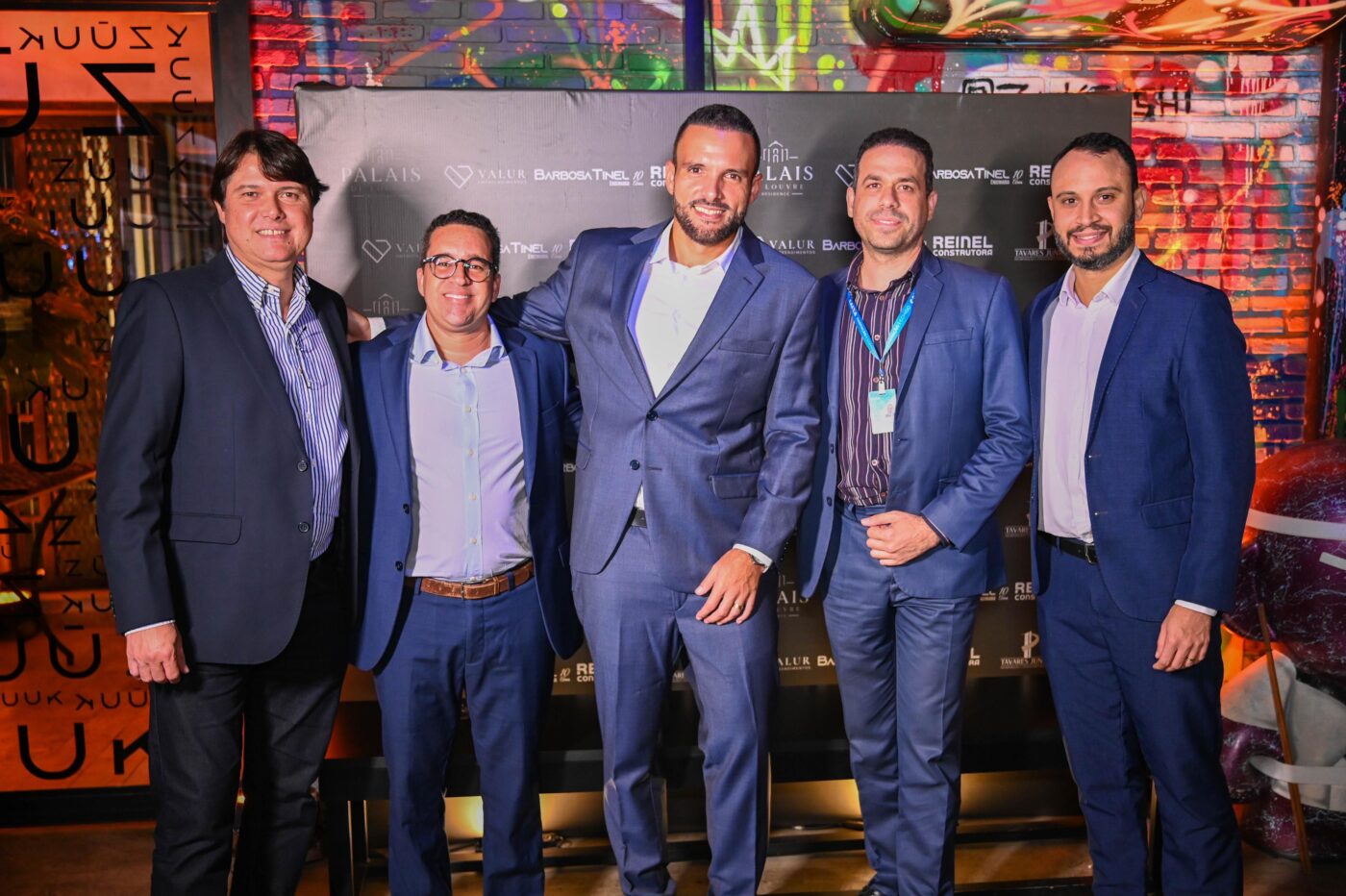 Alessandro Grimaldi, Lucas Mercês Viana, Saulo Reinel, Anderson Carneiro e Fabricio Maia