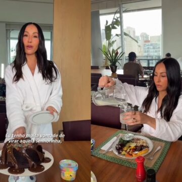 Grávida, Sabrina Sato mostra o que come em um dia e brinca: ‘Hoje seria só a entradinha’