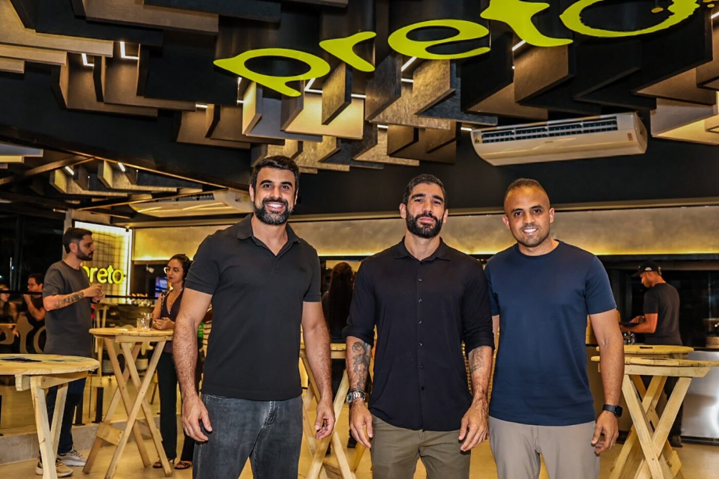 Thiago Hanna, Gustavo Nilo e Nuno Júnior 