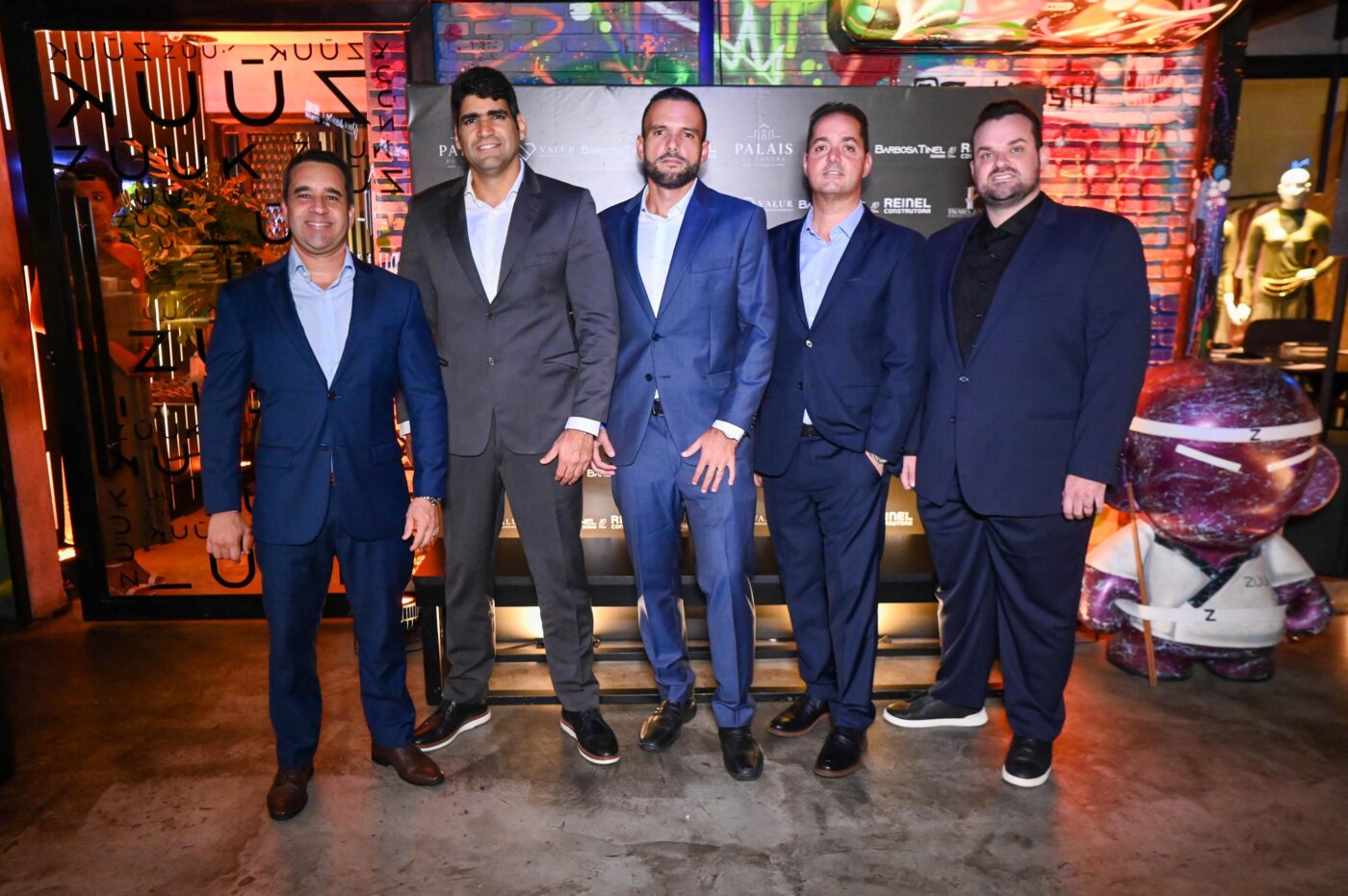 Lucas Mercês Viana, Alex Tinel, Saulo Reinel, Felipe Barbosa e João Peixoto