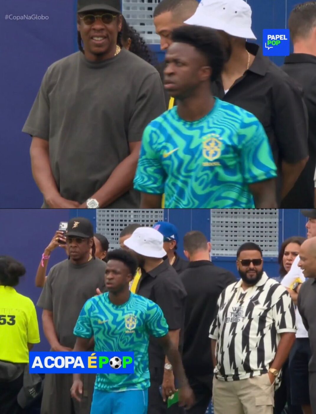 Jay-Z acompanha jogo do Brasil contra a Noruega em Nova Jersey