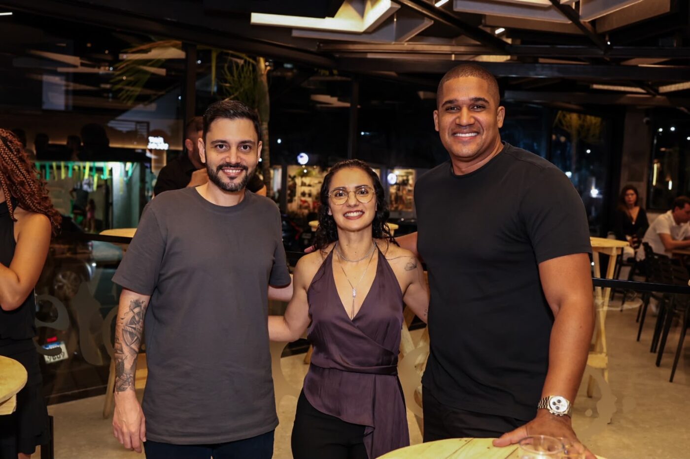 Leonardo Correia, Andrea Tomaz e Genison Oliveira