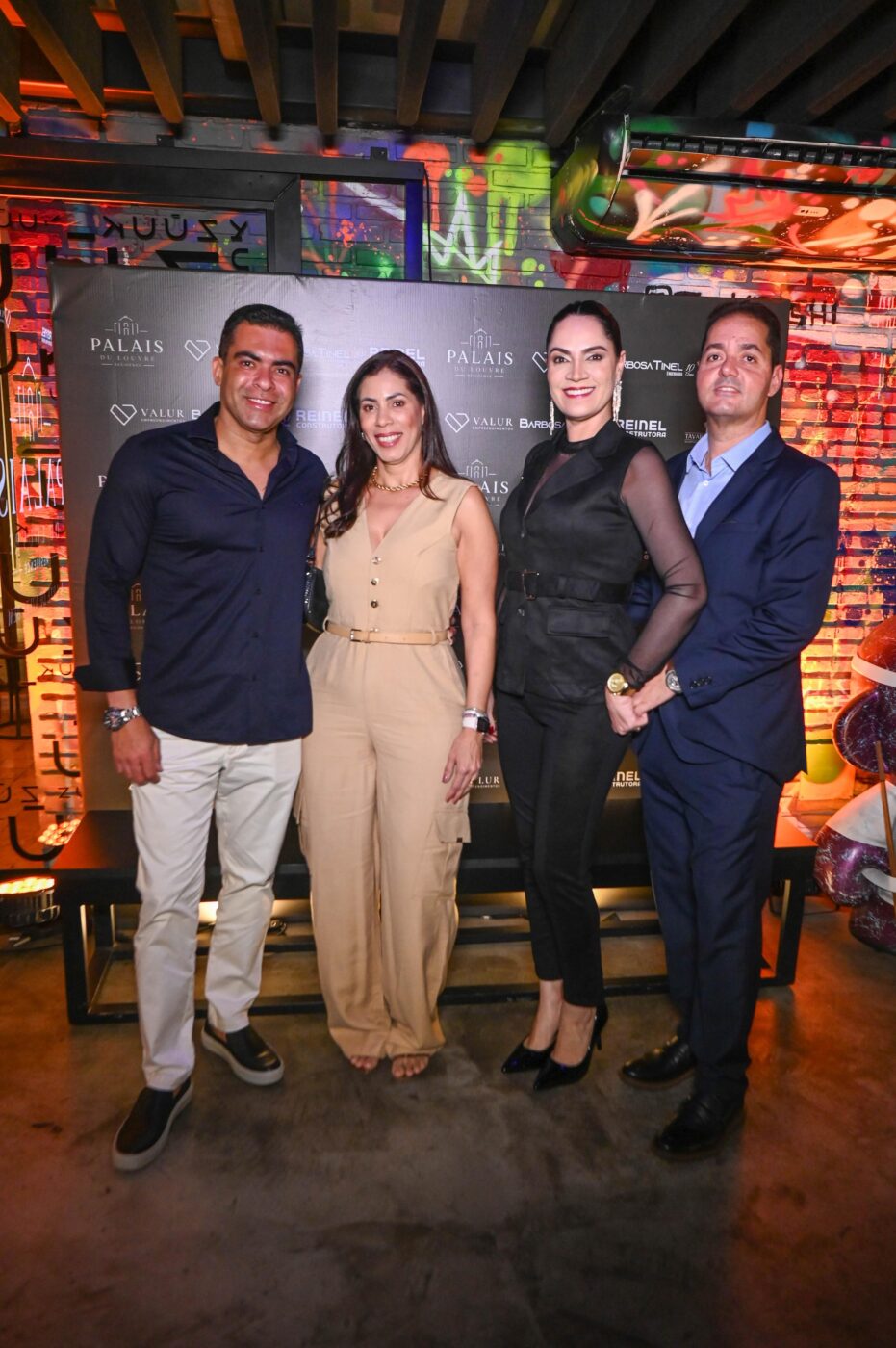 Danilo Louzado, Danielle Pedroza, Flávia Braga e Felipe Barbosa