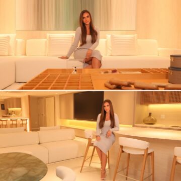 Após anos de obra, Nicole Bahls mostra resultado de apartamento de luxo