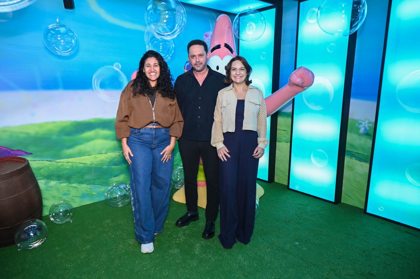 Suiane Medeiros, Daniel Thomé e Marianna Muniz