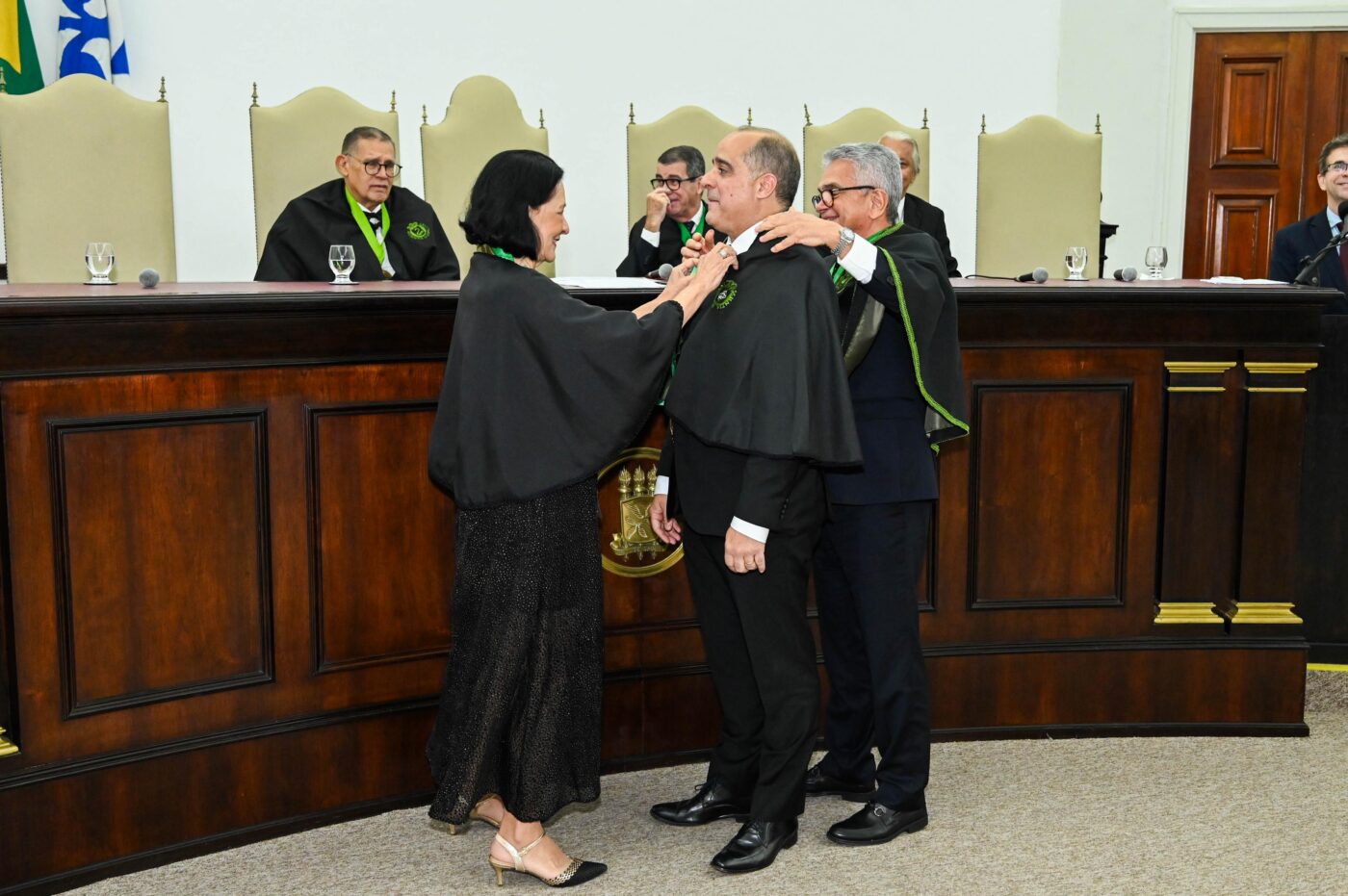 Lícia Moreira, Manoel Sarno e César Augusto de Araújo Neto