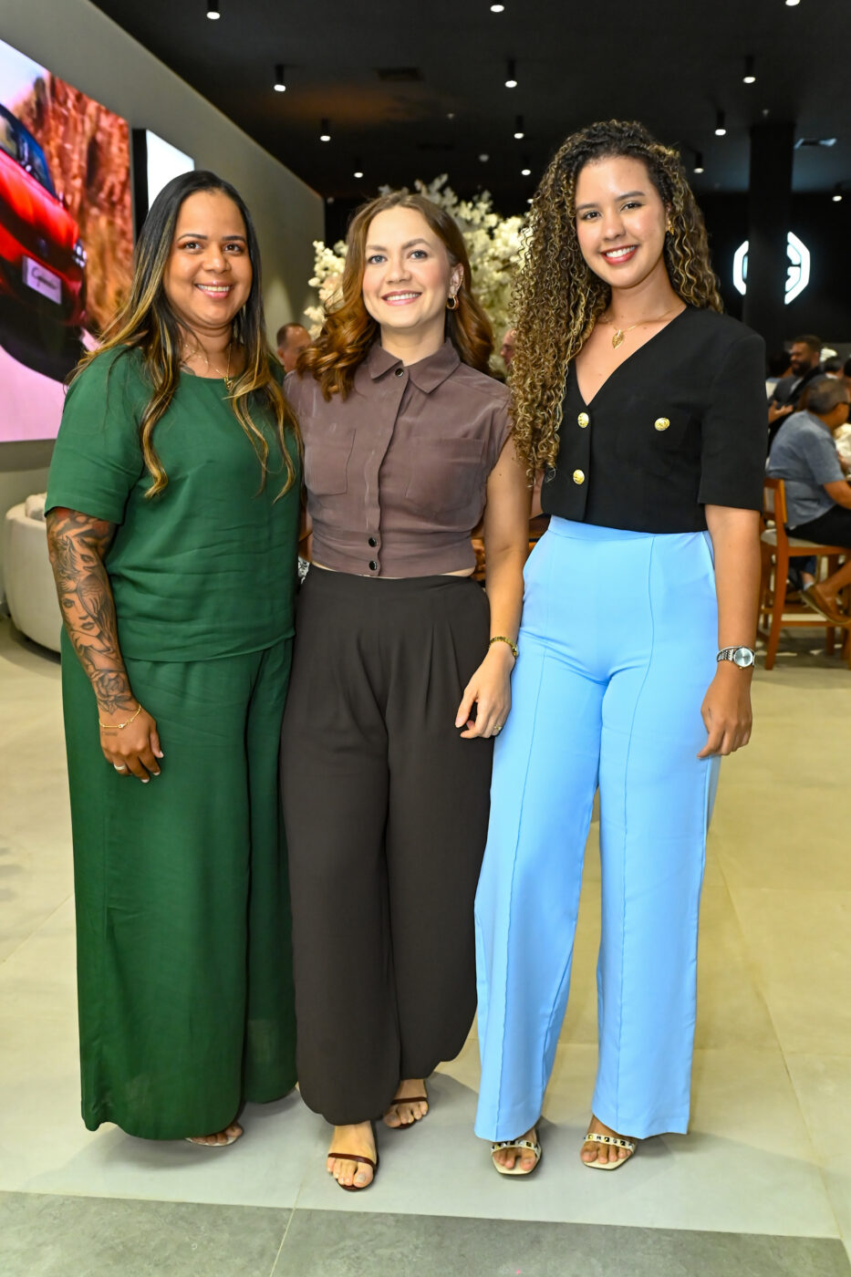 Anelia Machado, Rayssa Cardoso e Yasmin Sodré