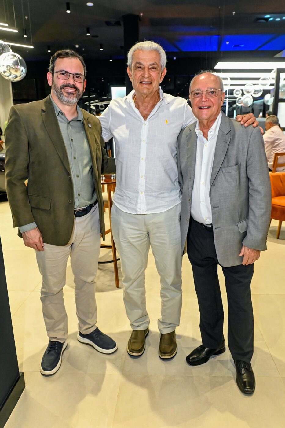 Antônio Freitas, George Waxman e Antônio Jorge