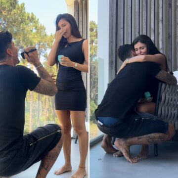 Gabriel Medina compartilha vídeo de pedido de casamento a Isabella Arantes