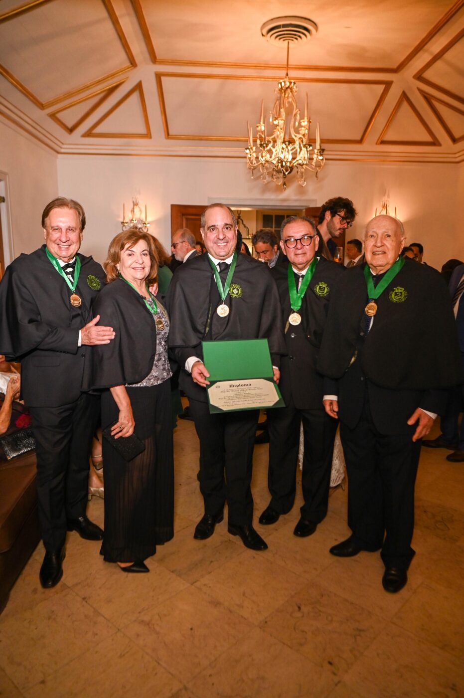 Jadelson Andrade, Elma Cotrim, Manoel Sarno, José Valber e  Natalino Dantas