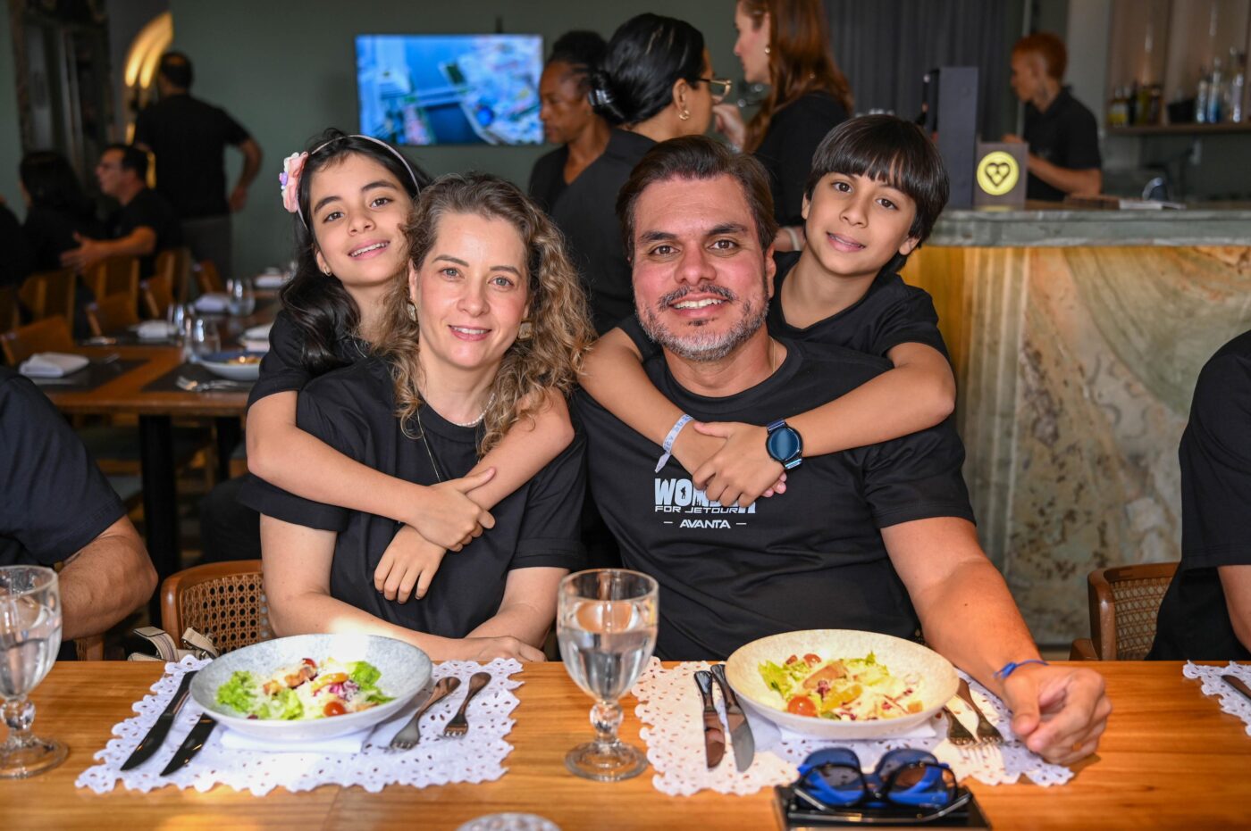 Daniela, Ricardo, Alice e Ricardo Pinto