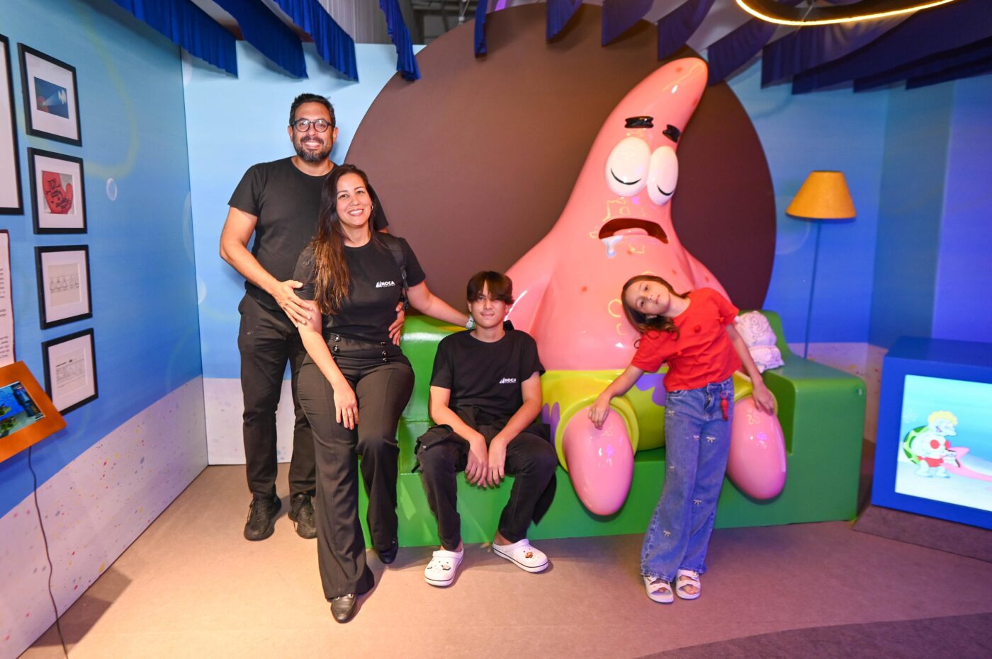 Davi Silva, Fernanda Sala, Gabriel Cantalino e Maria Áurea