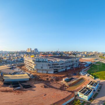 Obras da Arena Multiuso Antônio Balbino avançam e entram na fase final em Salvador; veja fotos