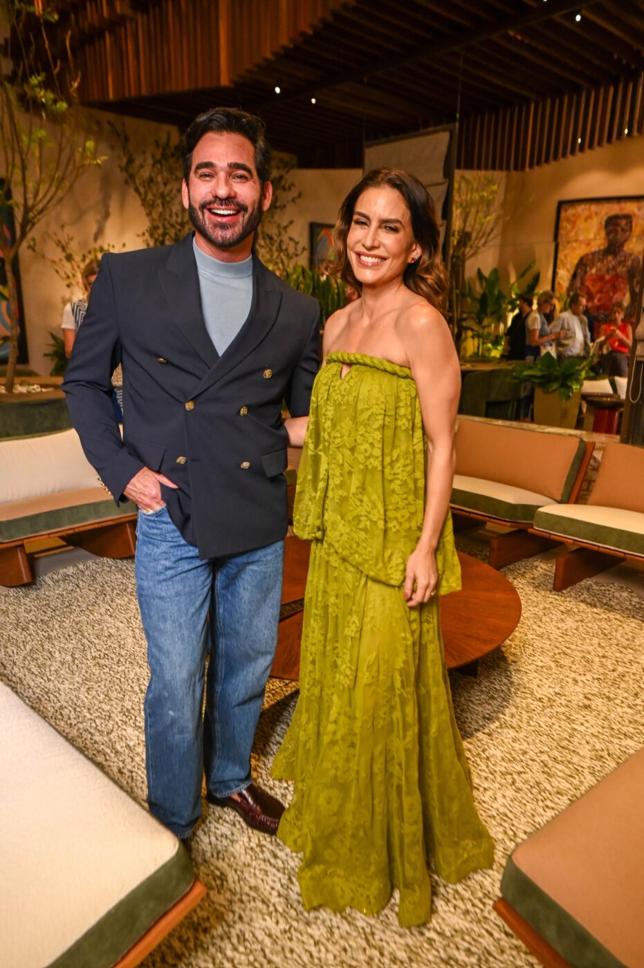 Marlon Gama e Ticiana Villas Boas