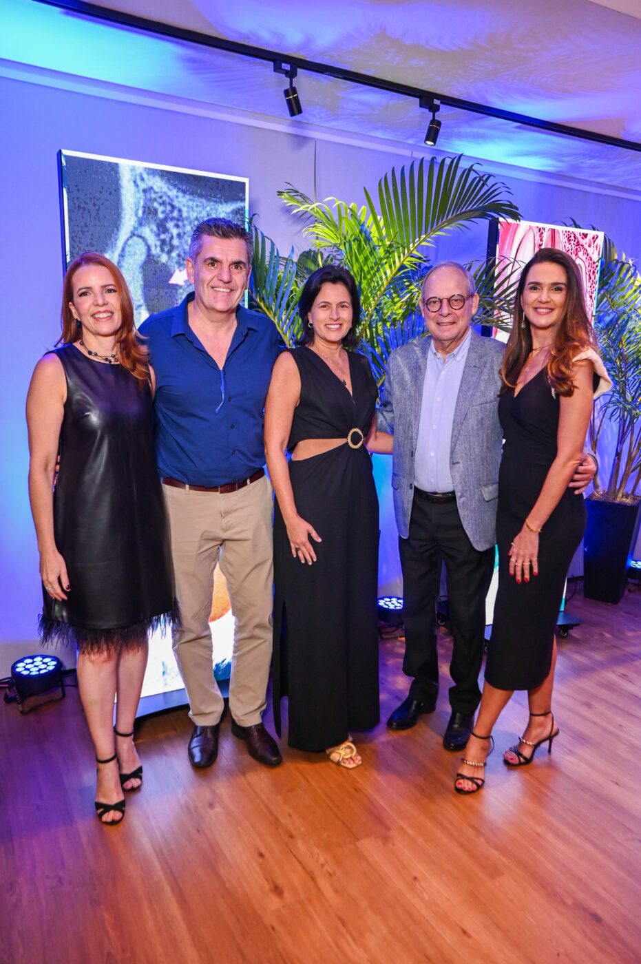 Iêda Crusoé Rebello, Bernard, Anna Paula Greck, Paulo Flores e Juliana Gonzalez