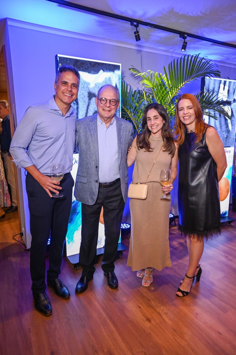 Marcelo Castellucci, Paulo Flores, Roberta Castellucci e Iêda Crusoé Rebello