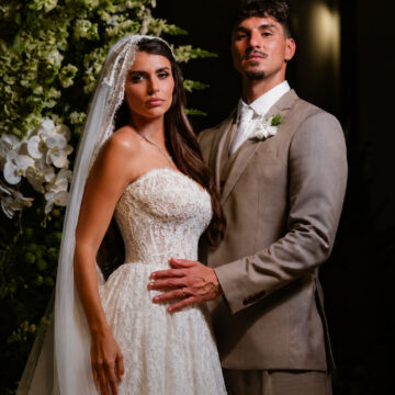 Gabriel Medina revela que será pai pela primeira vez durante cerimônia de casamento com Isabella Arantes