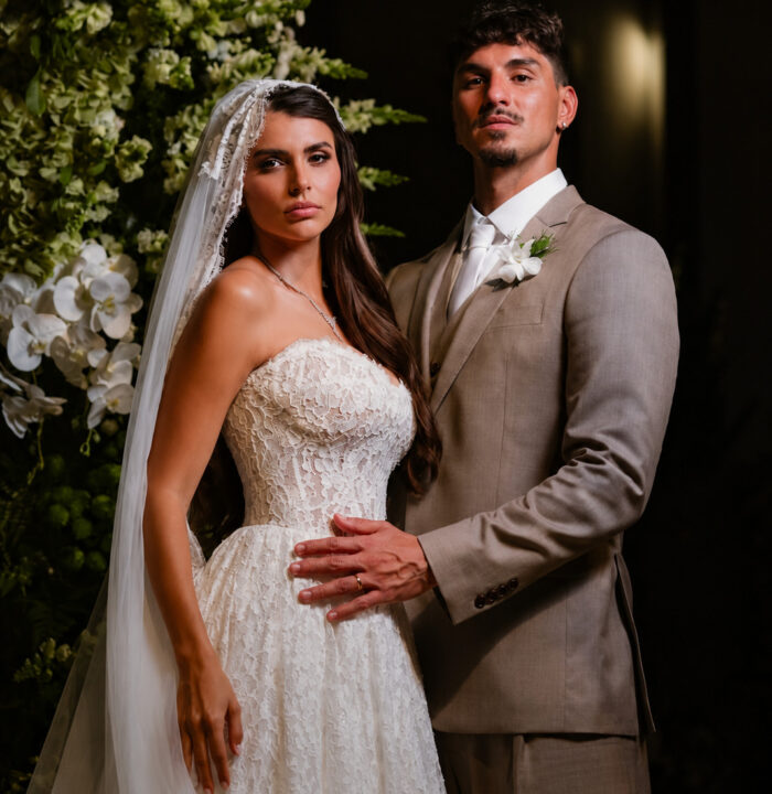 Gabriel Medina revela que será pai pela primeira vez durante cerimônia de casamento com Isabella Arantes