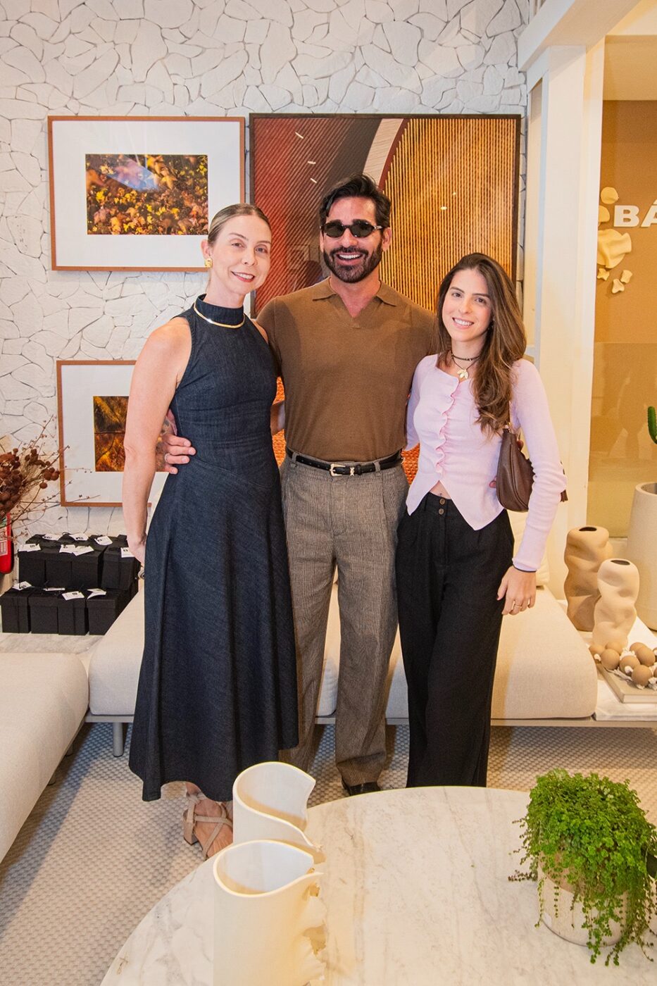 Maria Fernanda Leite, Marlon Gama e Leticia Bittencourt 