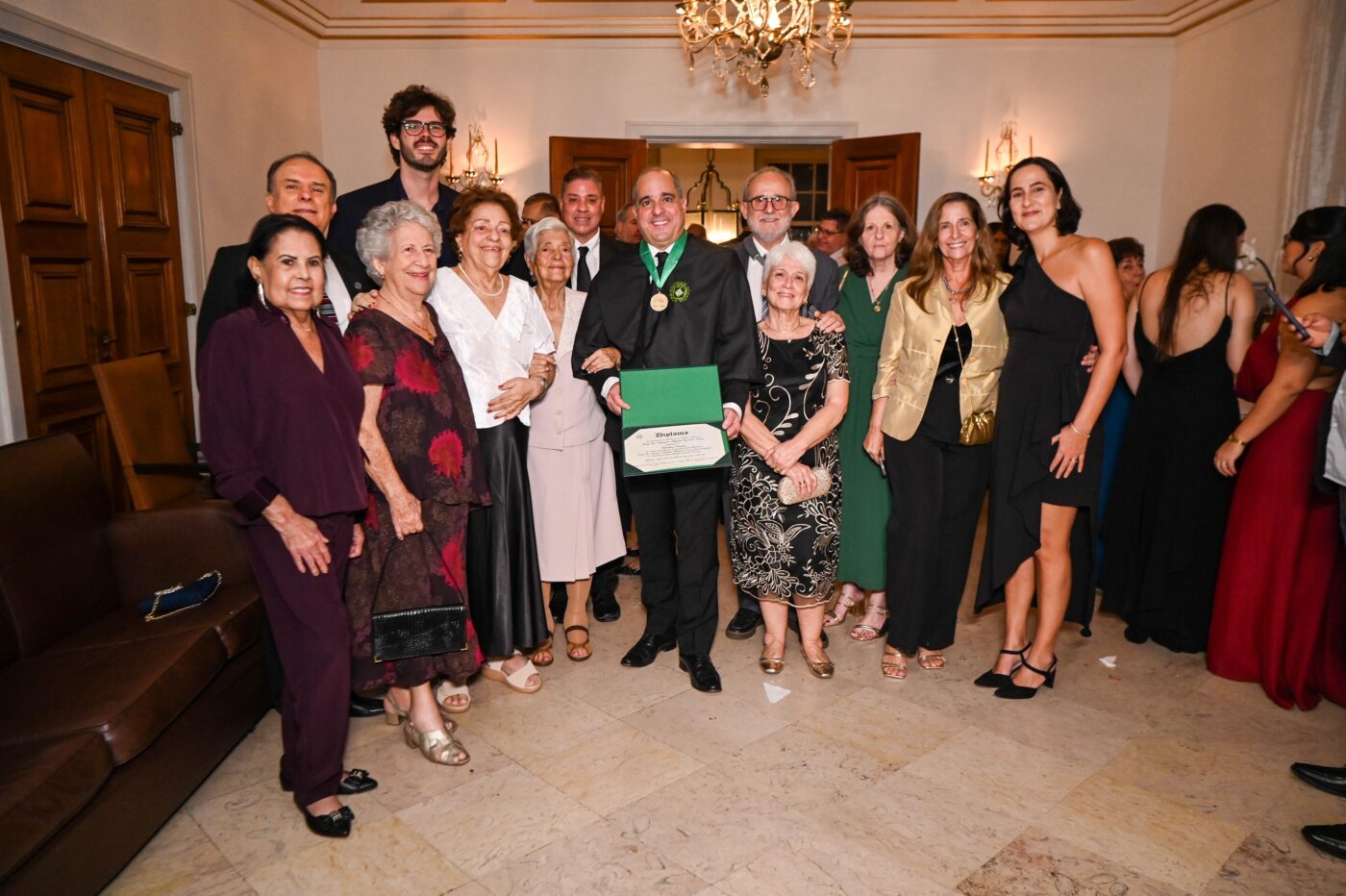 Manoel Sarno e família