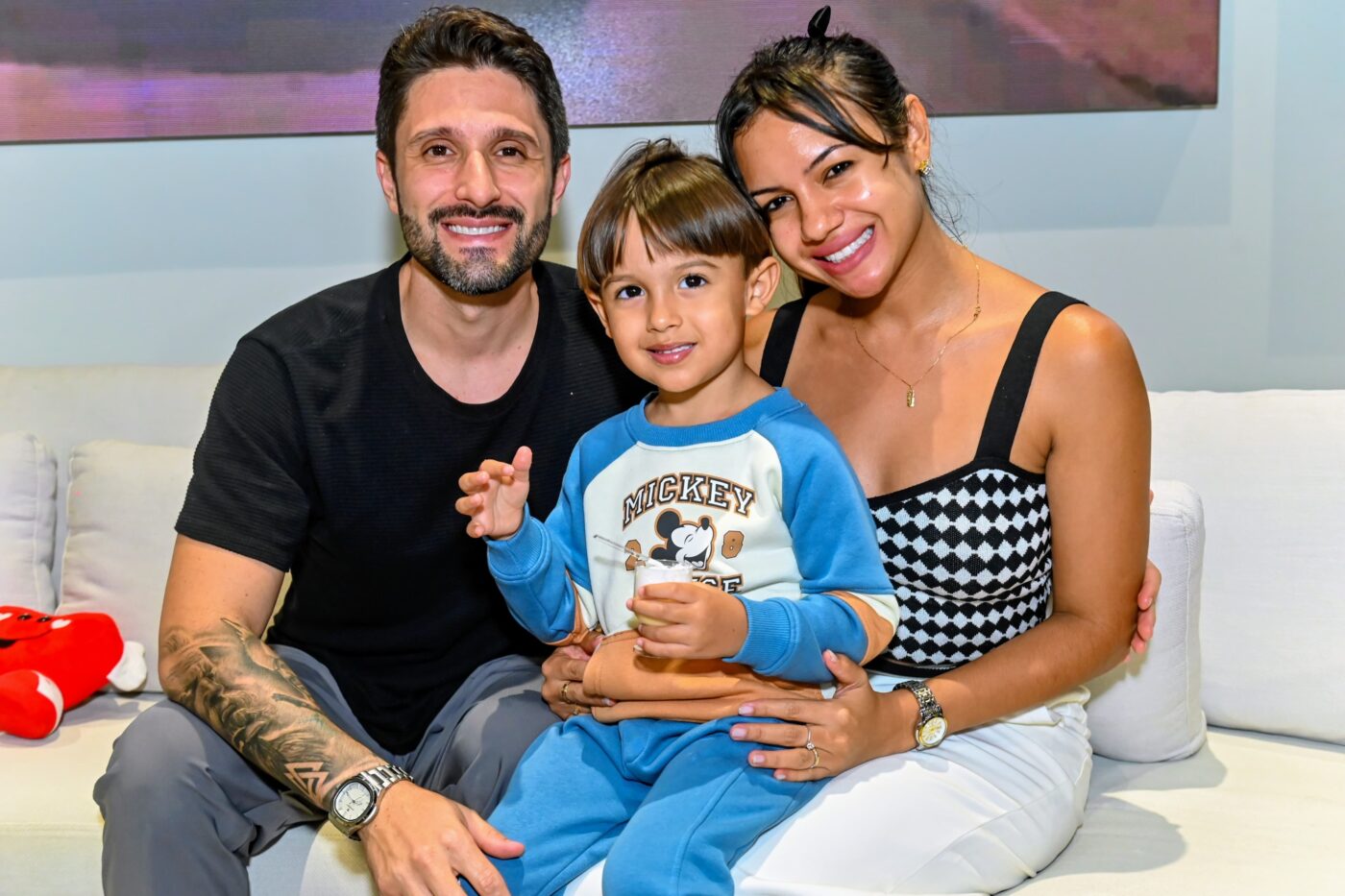Daniel, Guilherme Cirino e Alessandra Cirino