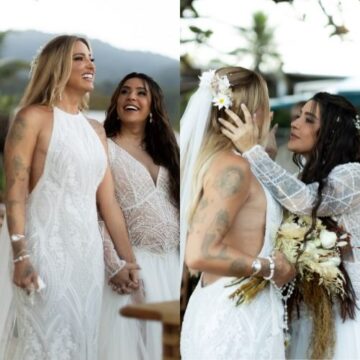 Lauana Prado abre álbum com fotos inéditas do casamento e celebra primeiro mês de união