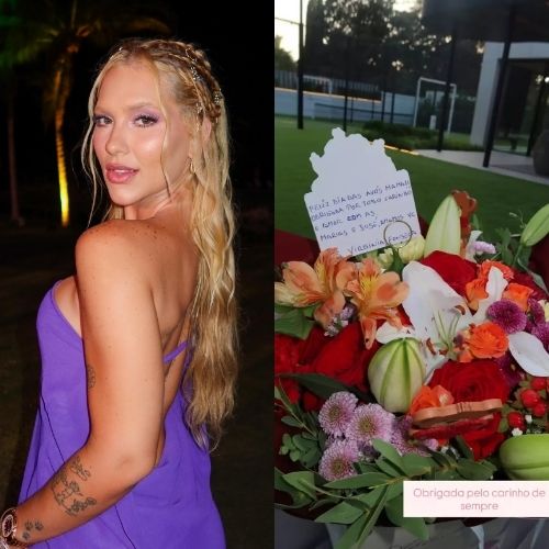 Virginia Fonseca homenageia mãe de Vini Jr. no Dia dos Avós e detalhe em cartão chama atenção