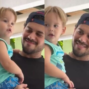 Zé Felipe pede desculpas após vídeo com filho gerar críticas: ‘Concordei com muita coisa’