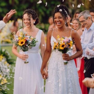 Luana Assiz abre álbum do casamento com Luciana Andrade e celebra união: ‘Casei com o amor da minha vida’