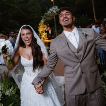 Show do É o Tchan, menu sofisticado e surpresa: veja os detalhes do casamento de Gabriel Medina