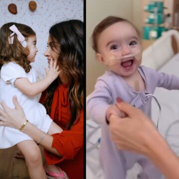 Thaila Ayala relembra cirurgia da filha Tereza aos 2 meses: ‘Olhar para você é presenciar o milagre de Deus’