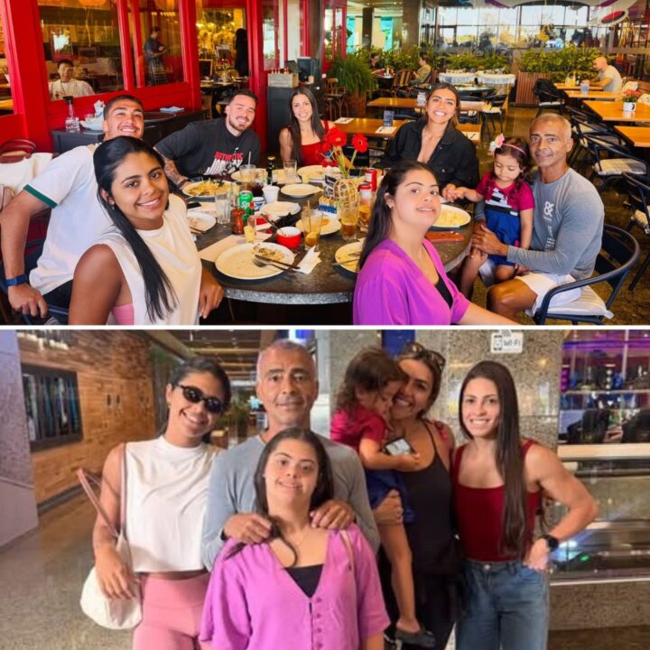 Romário reúne filhos em foto de família e celebra: ‘Segunda-feira de family together’