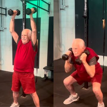 Aos 93 anos, Ary Fontoura mostra treino na academia e inspira: ‘Se eu consigo, você consegue’