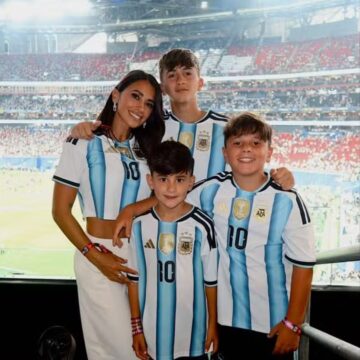 Antonela Roccuzzo, mulher de Messi, comemora vitória da Argentina na Copa do Mundo: ‘Vamos à final’