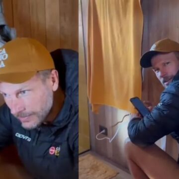 Fernanda Lima diverte seguidores ao flagrar Rodrigo Hilbert no banheiro; veja vídeo