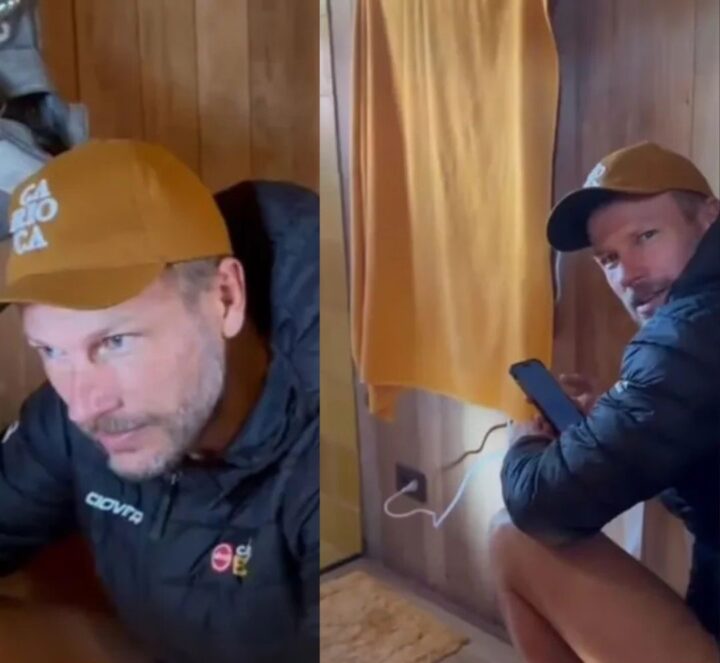 Fernanda Lima diverte seguidores ao flagrar Rodrigo Hilbert no banheiro; veja vídeo