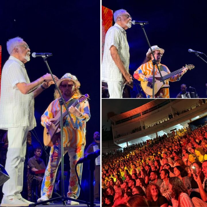 Gilberto Gil participa de show de Geraldo Azevedo em Salvador