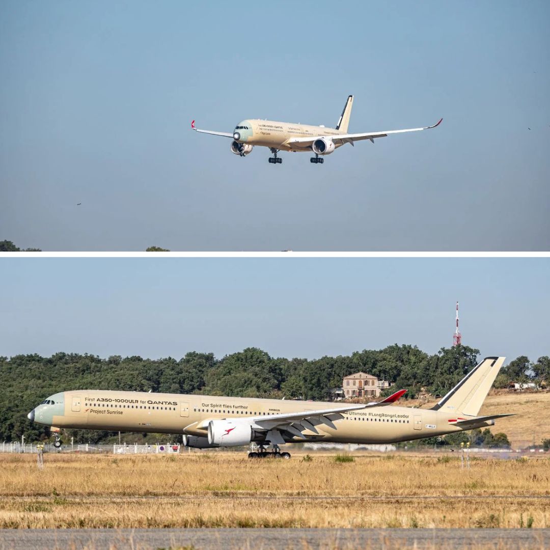 Avião que fará a rota mais longa do mundo completa voo direto de 24 horas