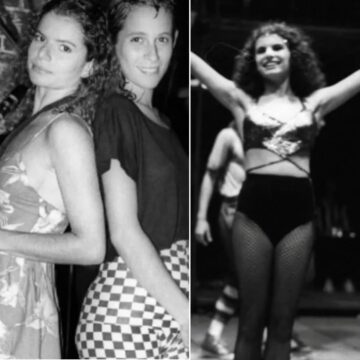 Debora Bloch resgata fotos raras com Andrea Beltrão e relembra início da carreira no teatro