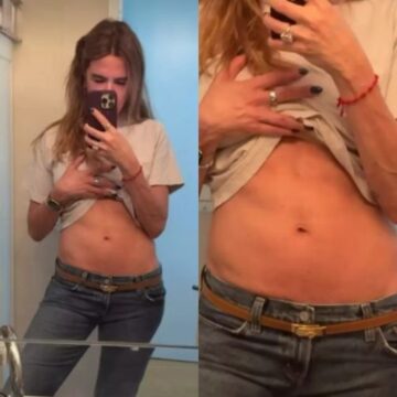 Luciana Gimenez exibe barriga nas redes após críticas de Ronaldo Ésper sobre seu corpo