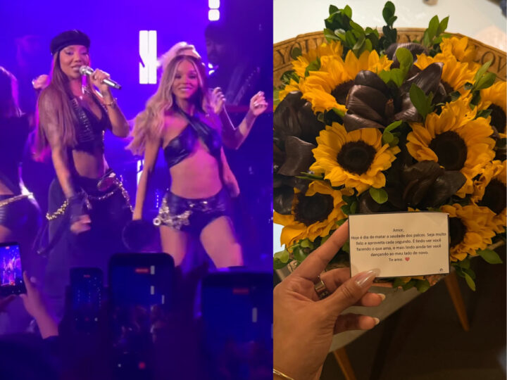 Brunna Gonçalves ganha surpresa romântica de Ludmilla antes de voltar aos palcos como bailarina