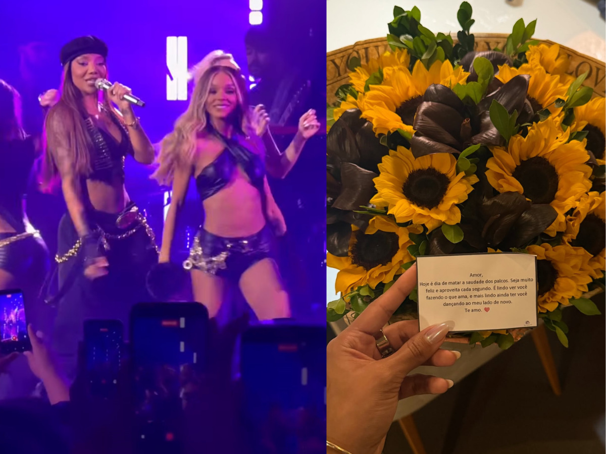 Brunna Gonçalves ganha surpresa romântica de Ludmilla antes de voltar aos palcos como bailarina