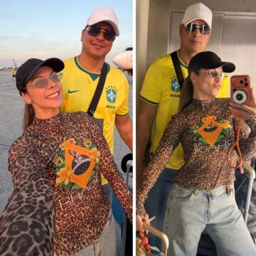 Carla Perez e Xanddy chegam a Milão para último show da turnê na Europa